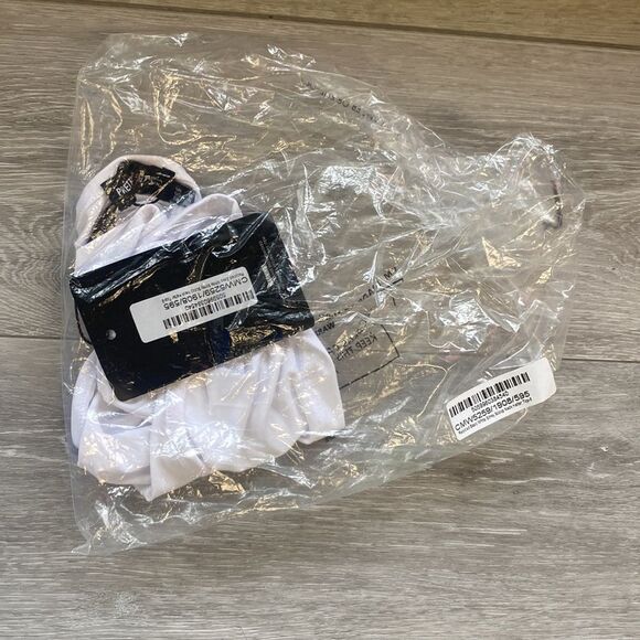 PRETTYLITTLETHINGS White Slinky Neck Halter‎ Top NWT IN PKG WHITE SIZE 4 - Picture 4 of 7